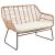 Antibes 2.0 Steel Rattan 4-Piece Patio Conversation Set w/Cushions