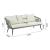 Riviera Rope Wicker 4-Piece 5 Seater Patio Conversation Set w/Cushions