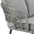 Riviera Rope Wicker 4-Piece 5 Seater Patio Conversation Set w/Cushions