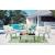Portofino Rope Wicker 4-Piece Patio Conversation Set w/Cushions