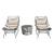 Ashland 3-Piece Patio Conversation Set w/Foot Ottomans