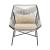 Ashland 3-Piece Patio Conversation Set w/Foot Ottomans