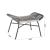 Ashland 3-Piece Patio Conversation Set w/Foot Ottomans
