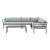 Sunnyside Corner Patio Conversation Set w/Table