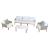 Vine 4-Piece Patio Conversation Set
