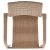 Genoa 7-Piece Steel Rectangle Glass Top Outdoor Dining Table w/6 Armchairs