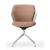 Ofy Office Visitor Swivel Chair, Grey Frame