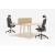 Ogi A Office Straight 2-Desk Bench