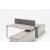 Ogi U Office Straight Bench w/Managerial Storage, W70.8