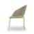 Onyx Velvet Dining Chair w/Gold Legs