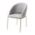 Onyx Velvet Dining Chair w/Gold Legs
