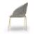 Onyx Velvet Dining Chair w/Gold Legs