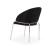 Onyx Velvet Dining Chair w/Stainless Steel Legs