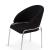Onyx Velvet Dining Chair w/Stainless Steel Legs