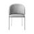 Onyx Velvet Dining Chair w/Stainless Steel Legs