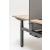 Ogi Drive Single-Motor Sit-Stand Office Bench Desk w/Common Cable Tray, W55.1