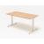 Ogi T Office Single Straight Desk, W62.9