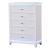Opium 5-Drawer Wood Veneer Chest with LED Lighting