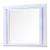Opium Rectangular Wood Veneer Mirror with LED Lighting
