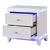 Opium 2-Drawer Wood Veneer Nightstand with LED Lighting