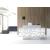 ORGANIC 2-Person Straight Reception Desk w/Left Side RGB Light Panel