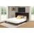 Orion Wood Murphy Cabinet Bed w/Mattress