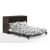 Orion Wood Murphy Cabinet Bed w/Mattress