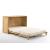 Orion Wood Murphy Cabinet Bed w/Mattress, Full Size