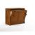 Orion Wood Murphy Cabinet Bed w/Mattress, Twin Size