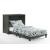 Orion Wood Murphy Cabinet Bed w/Mattress