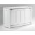 Orion Wood Murphy Cabinet Bed w/Mattress