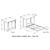 Orion Wood Murphy Cabinet Bed w/Mattress
