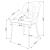 MC Orleans Steel/Leather Dining Chair