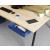 Slyde Drawer 2.0 Under Desk Mounted Storage Unit w/Power & Key Lock