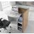 OVO Small 1-Person Reception Desk w/Left-Handed Counter Top, ADA Compliance