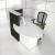 OVO Small 1-Person Reception Desk w/Left-Handed Counter Top, ADA Compliance