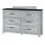 Ozark Wood Double Dresser w/6 Drawers