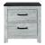 Ozark Wood Nightstand w/2 Drawers