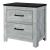 Ozark Wood Nightstand w/2 Drawers
