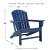 Sundown Treasure Outdoor High-Density Polyethylene Adirondack Chair