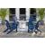 Sundown Treasure Outdoor High-Density Polyethylene Adirondack Chair