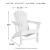 Sundown Treasure Outdoor High-Density Polyethylene Adirondack Chair