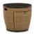 Malayah Outdoor Resin Wicker Round Fire Pit