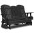 Hyland Wave Outdoor High-Density Polyethylene Glider Loveseat