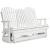 Hyland Wave Outdoor High-Density Polyethylene Glider Loveseat