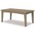 Hyland Wave Outdoor High-Density Polyethylene Rectangular Coffee Table