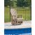 Hyland Wave Outdoor High-Density Polyethylene Swivel Glider Chair