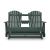 Shell Beach HDPE Loveseat Glider