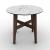 Abrey Laminated Ceramic-Glass/Wood Side Table