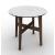 Abrey Laminated Ceramic-Glass/Wood Side Table